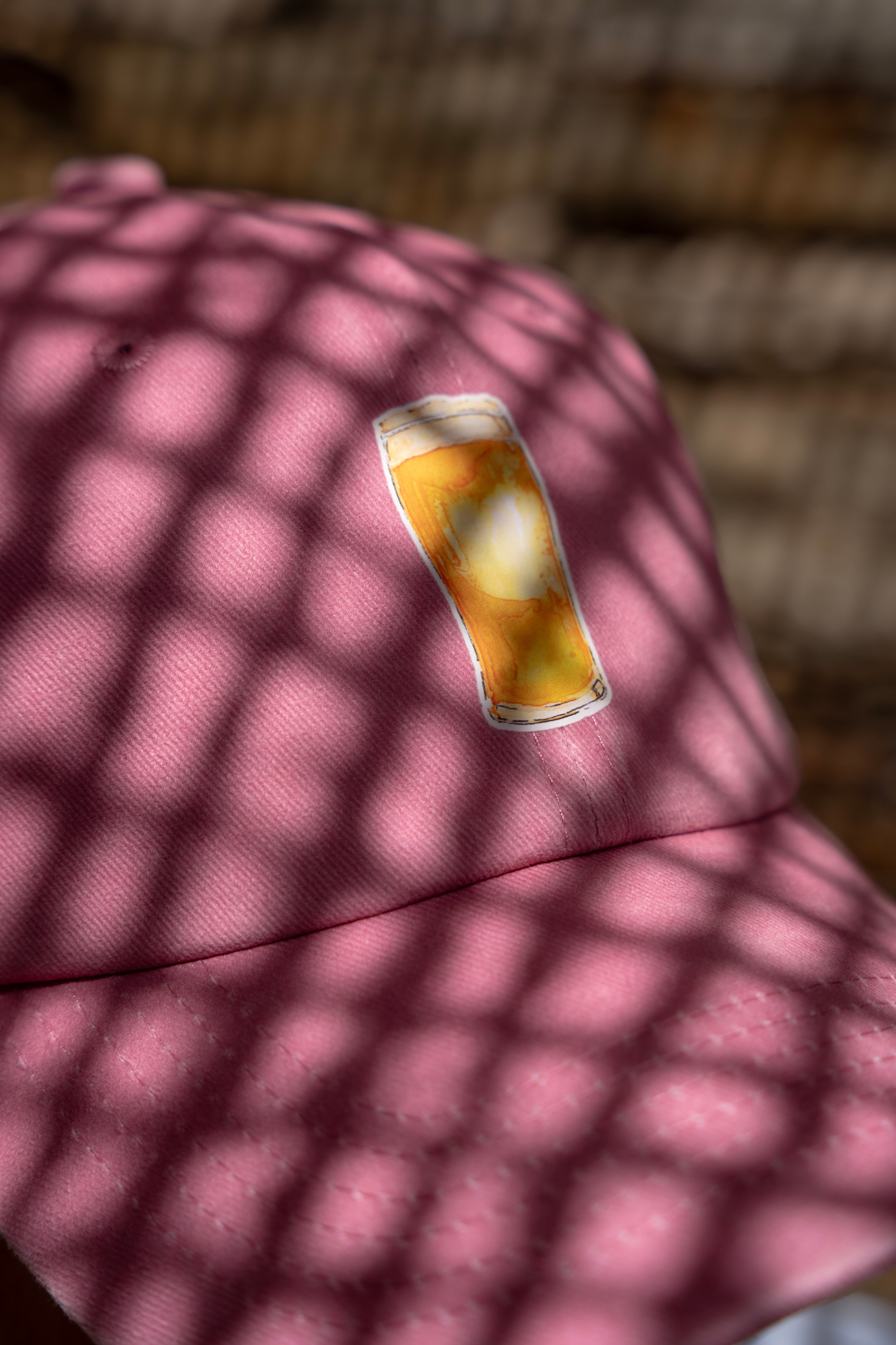 Washed Pint Pink Cap